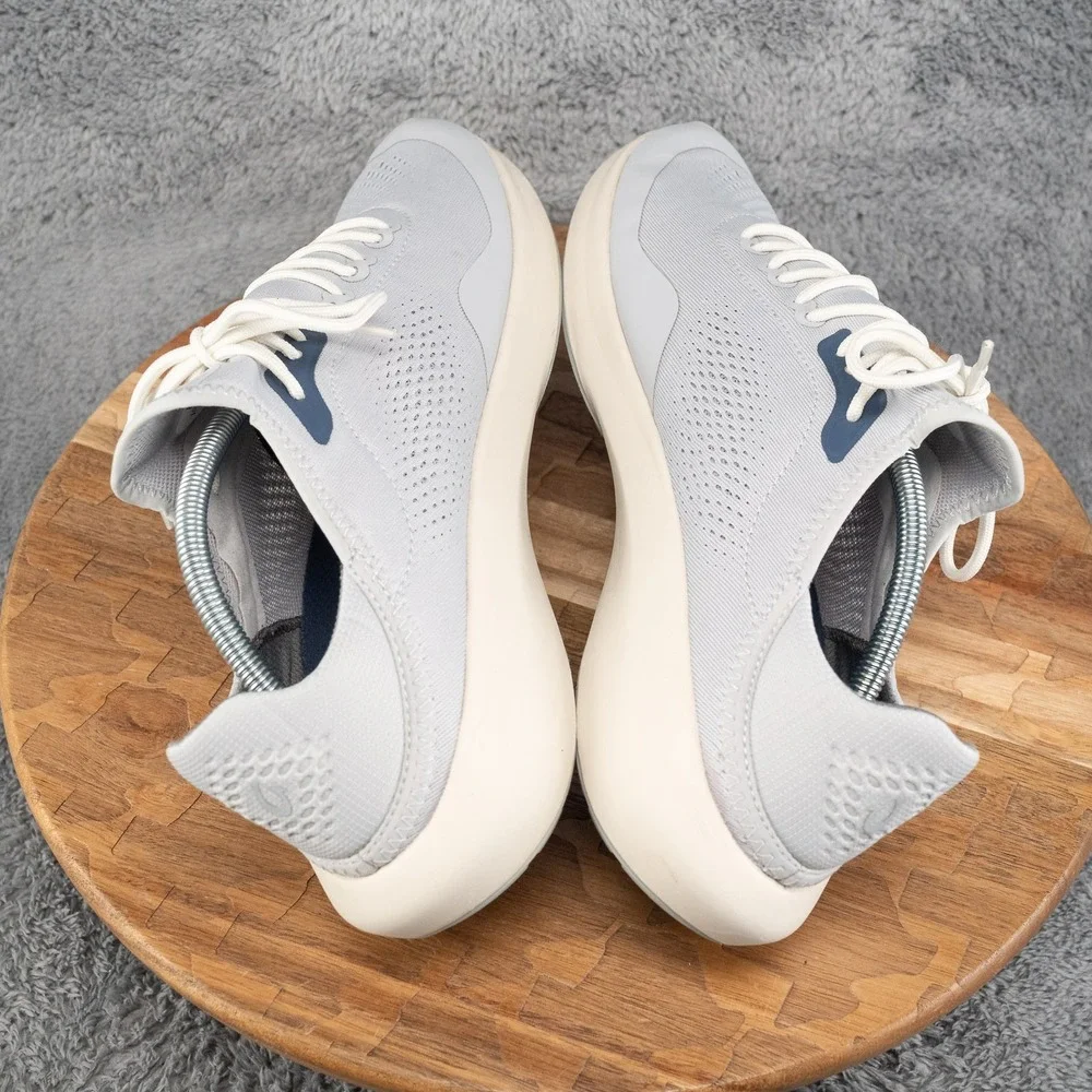 OLUKAI Kaholo Men's Size 12 Athletic Sneakers Gray Navy Blue